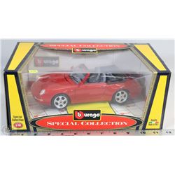PORSCHE 911 CARRERA CABRIOLET DIE CAST SCALE 1:18