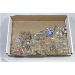 LOT OF 16 SHOT GLASSES