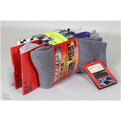 3PK LADIES INFRARED SOCKS - HEATWAVE