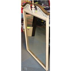 PAINTED MAHOGANY MIRROR 1981