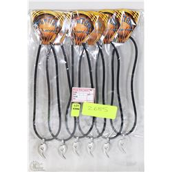 PACK OF SIX PEWTER NECKLACES