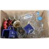 Image 1 : BOX OF GLASSES, BOTTLES, ETC.