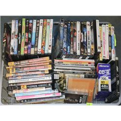 LOT OF ASSORTED DVD'S