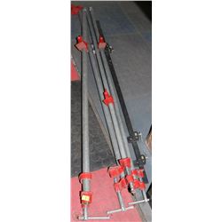 LOT OF 5 CLAMPS
