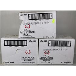 3 CASES OF MANGO LIQUORICE