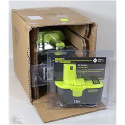 CASE OF 4 POWER-IT! 18V POWER TOOLS BATTERY