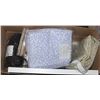 Image 2 : BOX OF ASSORTED FABRIC PIECES 1-3 YARDS EACH