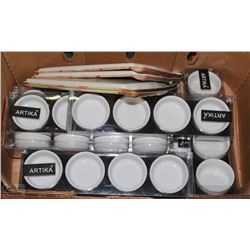 BOX OF NEW APPETIZER BOWLS 11 BOXES OF 4PCS &