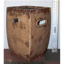 PATIO PORTABLE CLAY PROPANE FIREPIT