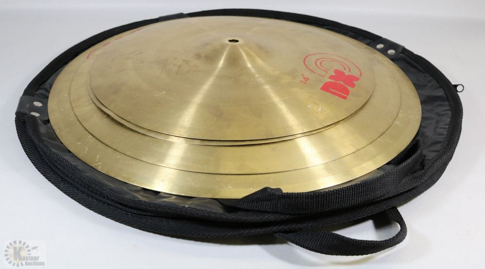 SET OF 4 BRASS DRUM SYMBOLS DX 18", 16" & TWO 14"