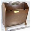 Image 1 : WALNUT MAGAZINE RACK