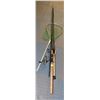 Image 1 : PAIR OF FISHING RODS AND REELS  AND DIP NET