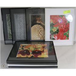 LOT OF 8 FRAMED PICTURES