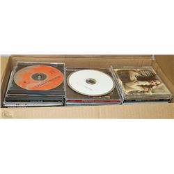 BOX OF MUSIC CD'S FROM VARIOUS ARTISTS