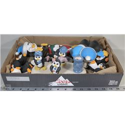 FLAT OF PENGUIN COLLECTIBLES