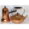 Image 1 : VINTAGE COPPER TEA KETTLE AND WATERING CAN