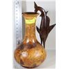 Image 1 : WOODEN VASE WITH SWORD FISH HANDLE