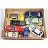 Image 1 : FLAT OF 9 DIE CAST CARS MOSTLY IMPORT CARS
