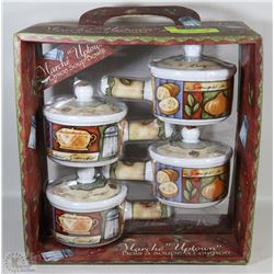 BRAND NEW MARCHE UPTOWN FRENCH ONION SOUP BOWLS