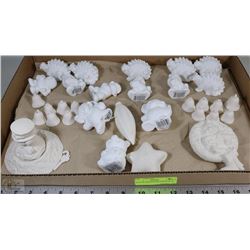 FLAT OF WHITEWARE PAINTABLES