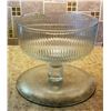 Image 2 : FLUTED GLASS DOMED CAKE STAND
