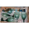 Image 1 : VINTAGE GREEN DECANTER SET