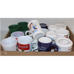 FLAT FULL OF COLLECTIBLE MUGS
