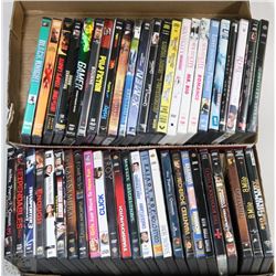 FLAT OF 48 ASSORTED DVDs