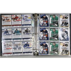 BINDER WITH ASSORTED HOCKEY CARDS FROM VARIOUS