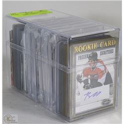 HOCKEY CARD COLLECTION WITH AUTOGRAPHS, JERSEYS