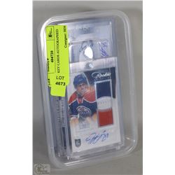 17 HOCKEY CARDS AUTOGRAPHED  & #'D