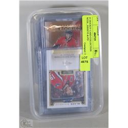 21 HOCKEY CARD COLLECTION WITH , JERSEYS & #'D