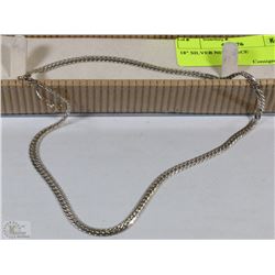 18" SILVER NECKLACE