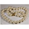 #5-SEA SHELL PEARL NECKLACE 15"