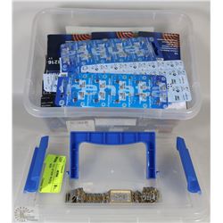 TOTE FULL  OF NEW  WATCH BATTERIES