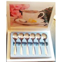 MIKASA SET OF 6 ESPRESSO SPOONS
