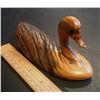 VINTAGE HAND CARVED LONG TAILED DUCK SCULPTURE