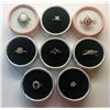 LOT OF 8 LADIES FASHION RINGS