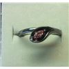MAUVE CALLA LILY SWAROVSKI ELEMENTS RING