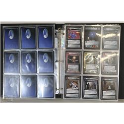 BINDER OF 25 PAGES OF STAR TREK GGC