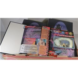 FLAT OF 4 BINDERS OF STAR TREK UNIVERSE USERS