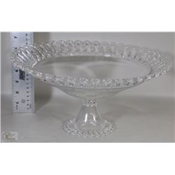 LARGE CRYSTAL STEMMED BOWL