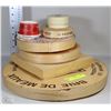 Image 1 : 7 WOODEN CHEESE BOXES