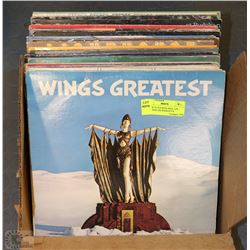 BOX OF OL ROCKING ROLL LP'S INCLUDING DR.HOOK,STYX