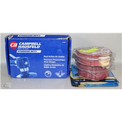 CAMPBELL HAUSFELD DUAL ACTION AIR SANDER COMES