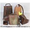 Image 1 : COLLECTION OF 8 COWBELLS