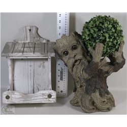 TREE MAN BIRD FEEDER STATUE