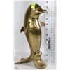 Image 1 : LARGE 12 INCH BRASS DOLPHIN