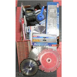BOX OF VARIOUS MASTERCRAFT TOOLS INCL TITANIUM