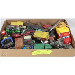 FLAT OF DINKY TOYS  AND HOT WHEELS